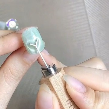 臺灣有貨⚡2025新款小紅書心形美甲工具美甲愛心磁鐵貓眼強磁花式吸鐵石磁鐵 MKOB