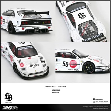 Inno64 1/64 Ferrari F40 LBWK #58 隨機出隱藏