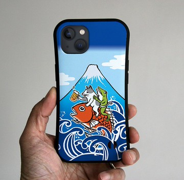 Grip iPhone case 快樂騎鯛魚
