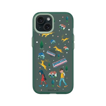 iPhone 15 Clear 憂墨綠 - 幾米 Jimmy Liao - 星空-有人陪伴真好