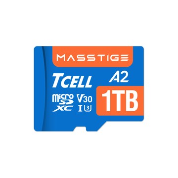 TCELL MASSTIGE A2 microSDXC UHS-I U3 V30 170/125MB 1TB 記憶卡