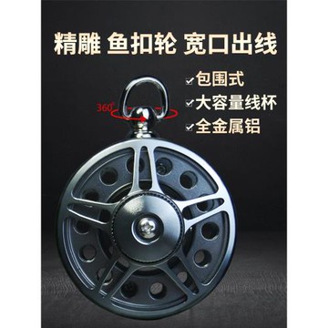 魚扣輪子路亞魚扣魚鎖改裝爆魚扣配件改裝魚鎖輪纏繩輪待改裝魚扣