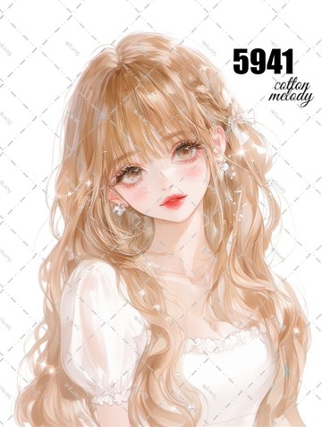 原廠貼紙 no.5941 人物貼紙 原創貼紙 人物貼紙 女孩貼紙 原創人物貼紙