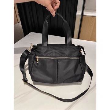 夏季新款多隔層托特包大容量實用防水尼龍布高質感通勤斜挎單肩包