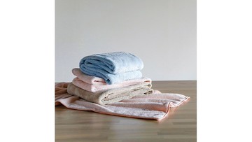 CB Japan泡泡糖 大地系列超細纖維4倍吸水毛巾 - 大地棕