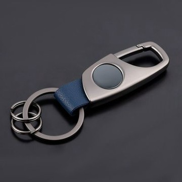 MoonDy 汽車鑰匙扣 鑰匙防丟 真皮鎖匙扣 實用小物 皮革 背包扣環 包包配件 簡約