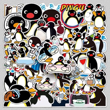 暢銷熱賣✨企鵝家族周邊 Pingu Pinga Robby 交換禮物 療癒吊飾 100張pingu企鵝家族卡通可愛瑞士動
