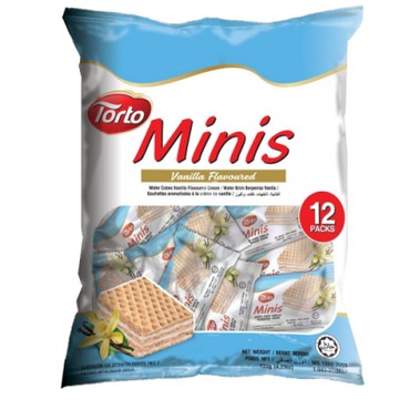 【TORTO】迷你威化餅-香草味(120g)