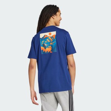 【adidas 愛迪達】 DOODLE HUNT HIKE 短袖上衣 T恤 男 KA7137