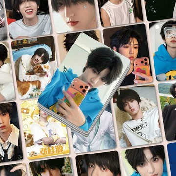 台灣免運💕 TF四代張桂源周邊 T新款張桂源AR高顏小卡55張 不重複拍立得 LOMO卡明星周邊 同款卡片 張桂源應援