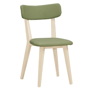 安琪兒皮面餐椅-綠色