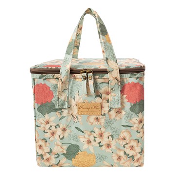 Kwang Min 加厚大容量立體多功能保溫便當袋 23 x 14 x 22cm  百合  1個