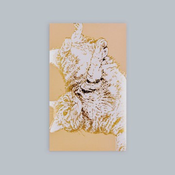 貓咪藝術系列 小袋 翻滾