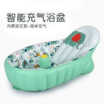 【免運/可開票】 游泳池 游泳桶 充氣遊泳池 嬰兒充氣洗澡盆可坐躺家用泡澡神器02歲新生兒寶寶便捷可折疊泳池