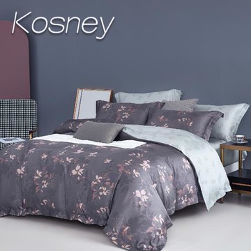 KOSNEY  錦茉  頂級雙人60支100%天絲TENCEL八件式兩用被床罩組