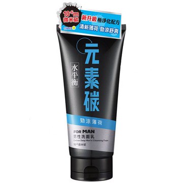 [家速配]元素碳男性洗面乳-勁涼薄荷