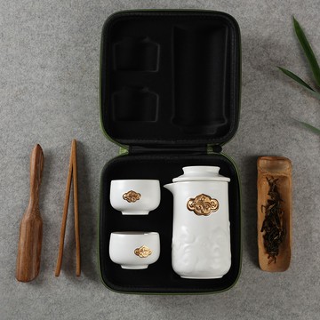 ✨618狂歡購✨超值優惠 | 祥雲如意泡茶器 / 一壺+二杯 / 鎏金 / 3色