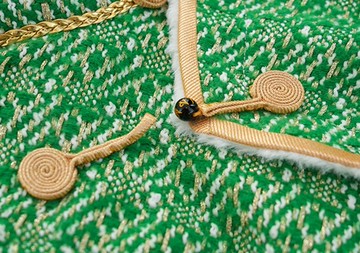 聖誕特供 新中式復古藏裝 人造毛棉服新年戰袍