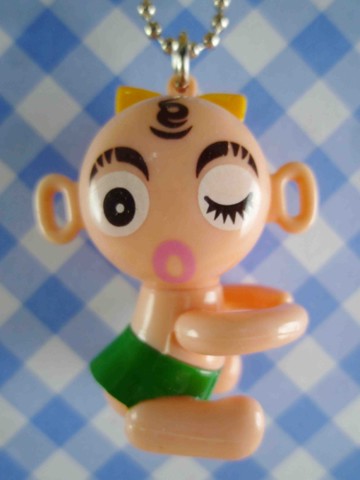 【震撼精品百貨】日本精品百貨-手機吊飾/鎖圈-抱手熊系列-粉