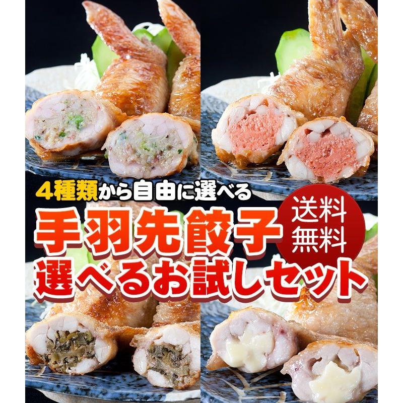 手羽先餃子 選べるお試しセット 5本×5P 焼き鳥屋の手羽先お惣菜 バーベキュー、BBQに最適手羽餃子 焼くだけ