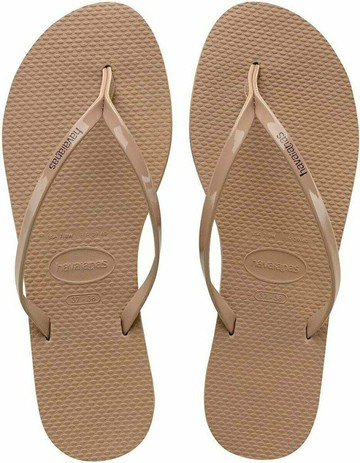 havaianas 哈瓦士 巴西人字拖 女款  You metallic 奶茶 涼鞋 拖鞋 夾腳拖 海灘鞋＊夏日微風＊
