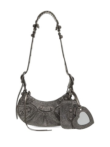 Balenciaga - Le Cagole XS shoulder bag - women - CALFSKIN/Canvas - One Size - Grey
