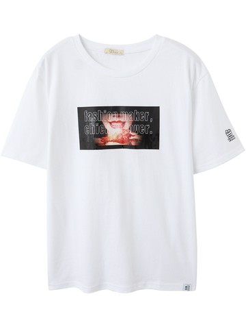 頂呱呱聯名/紅唇炸雞短袖T恤