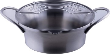 日本製 MIYACO 宮崎製作所 SU-24TP 不鏽鋼 天婦羅鍋 24cm 油炸鍋 瀝油架 電磁爐可用