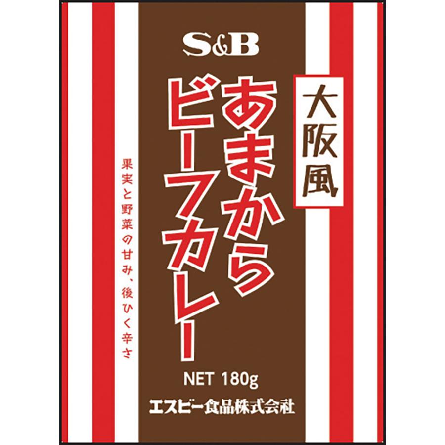 エスビー食品 大阪風あまからビーフカレー 180g