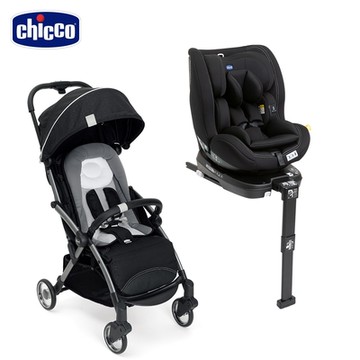 chicco官方直營-Goody Pro魔術瞬收手推車+Seat3Fit Isofix安全汽座