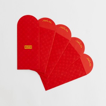 AirRoom正品 2025SS Kith Treats Red Envelope SetBOX LOGO 新年 紅包袋
