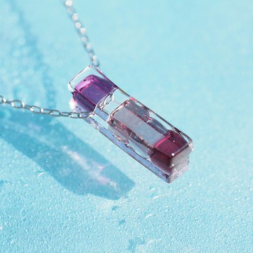 瓦琉璃(泰茹【紫水晶】)鏈條項鍊【棉串、銀925可選】【定制】