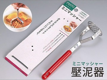 日本設計 不鏽鋼壓泥器 搗泥器