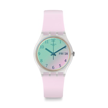 Swatch ULTRAROSE 經典手錶/太陽光譜上蓋/瑞士製造 GE714 (34mm)【官方旗艦店】