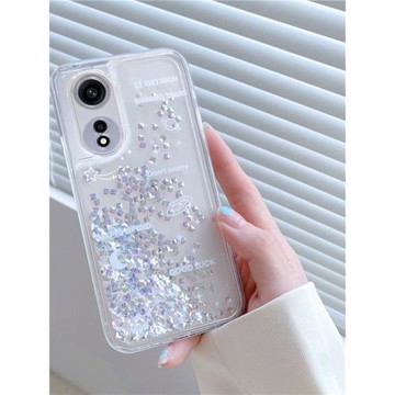 適用于oppoA1pro手機殼Reno9女款Reno8閃鉆新款Reno9pro創意方塊流沙Reno8pro全包攝像頭硅膠防摔+