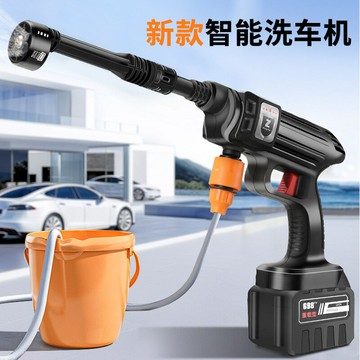 鋰電洗車水槍高壓全自動水槍強力家用打藥澆花充電式無線水槍便攜 鑫弘-數碼配件