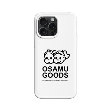 iPhone 15 Pro Max SolidX 白 - OSAMU GOODS - 經典系列-LOGO