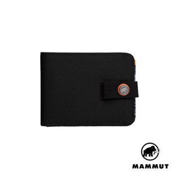 【Mammut 長毛象】Xeron Wallet 經典休閒夾扣短夾 黑色 #2810-00190