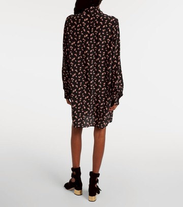 Chloé Floral silk chiffon minidress