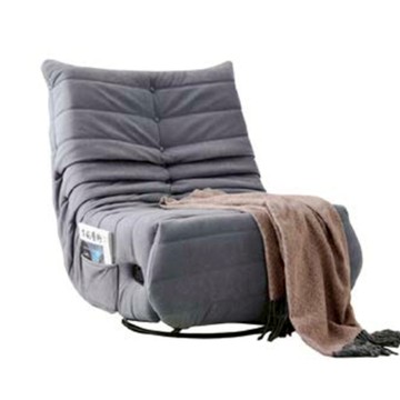 【obis】毛毛蟲電動旋轉搖椅(單人沙發 電動沙發)深灰