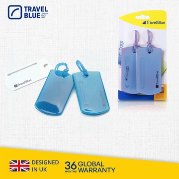 【Travel Blue 藍旅 】Jelly 果凍行李掛牌(2入/組) 行李吊牌 旅行配件(全球保固36個月)