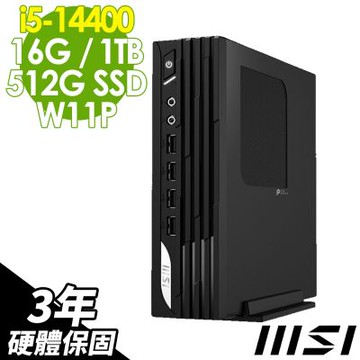 MSI 微星 PRO DP21 迷你商用電腦 (i5-14400/16G/1TB+512G SSD/W11P)