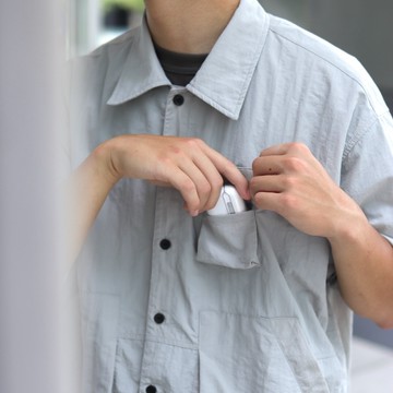 AMERO 男裝 女裝 日系工裝襯衫 大口袋 涼感機能面料 情侶裝
