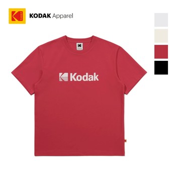 【KODAK Apparel】柯達 大Logo Askin涼感短T 4色(黑 米 紅 白) KB602011