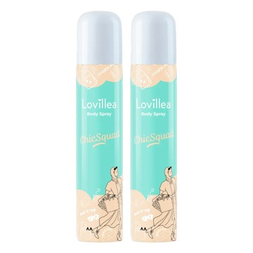 Lovillea 體香噴霧 ChicSquish  100ml  2瓶