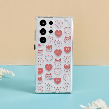 doudle studio豆喵勇敢愛防摔透明SAMSUNG手機殼