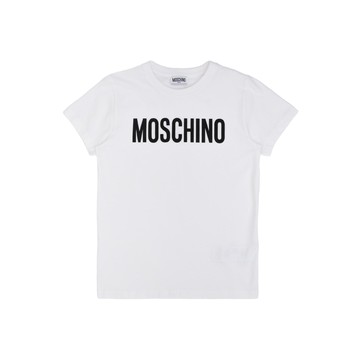 Moschino Kids logo 印花 T-Shirt