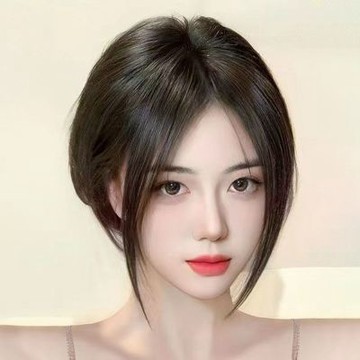 MoonDy 蓬鬆 假髮片 透氣 增髮量 親膚 仿真078 瀏海髮片 八字瀏海假髮 假髮