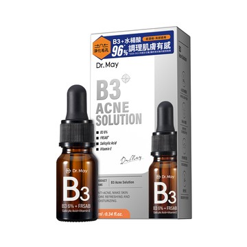新版上市【Dr. May】美博士專業B3水楊酸精華(10ml) 代謝煥膚