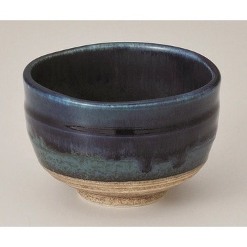 現貨 日式手工製作藍海陶瓷小抹茶碗10cm 日本製 美濃燒 抹茶杯 陶瓷杯 茶碗 茶具 茶杯 陶瓷碗 日本進口